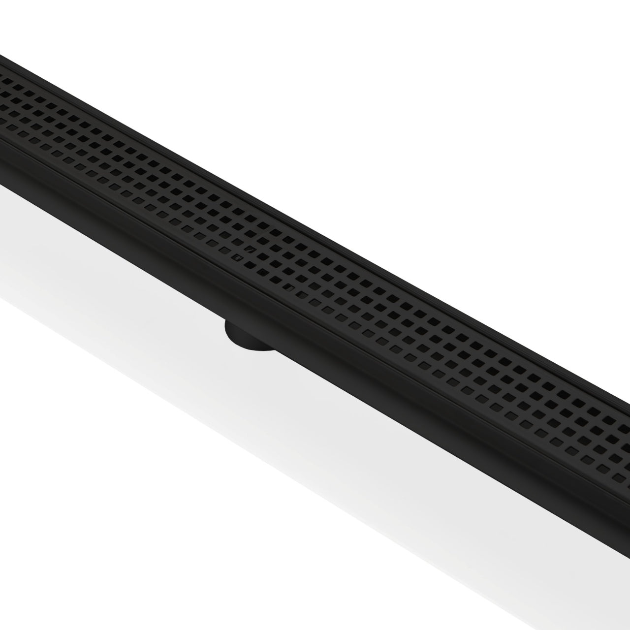 Kube 27.5" Linear Drain with Pixel Grate - Bhdepot 