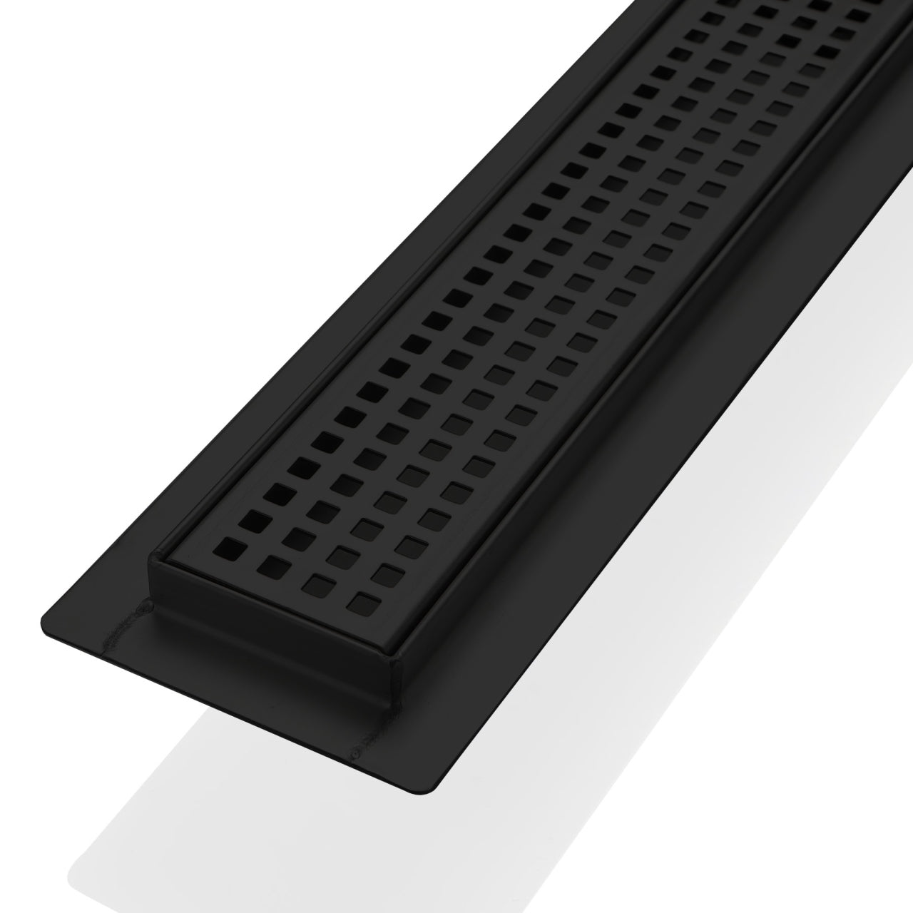 Kube 35.5" Linear Drain with Pixel Grate - Bhdepot 