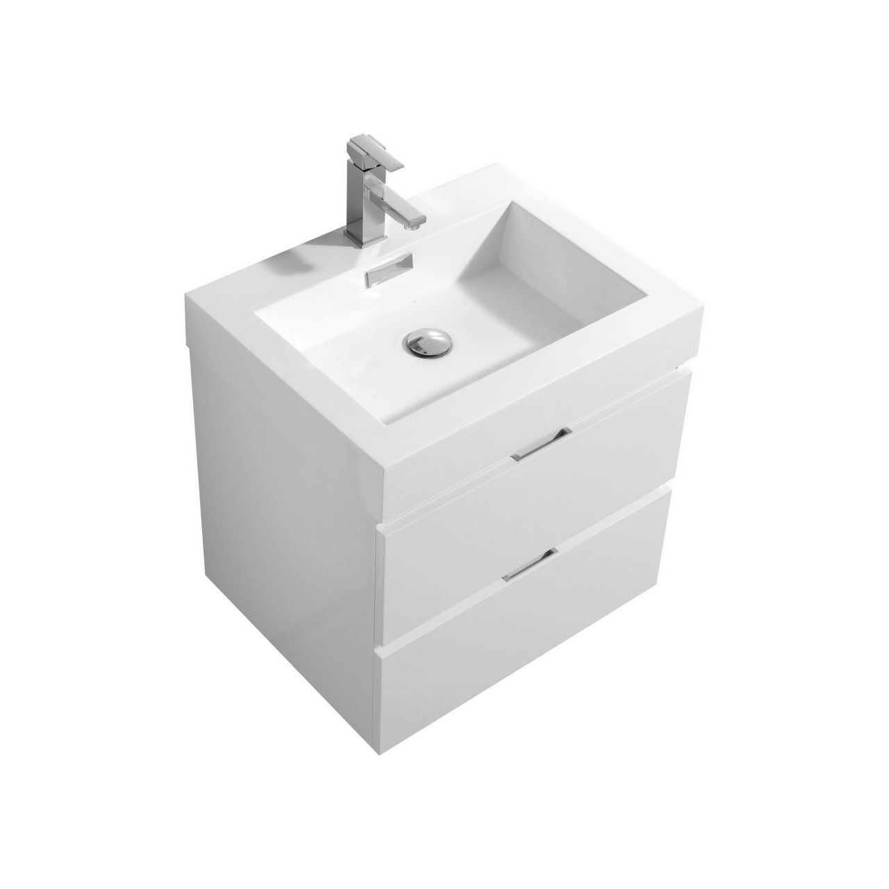Bliss 24" Wall Mount Modern Bathroom Vanity - Home and Bath Depot