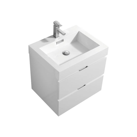 Bliss 24" Wall Mount Modern Bathroom Vanity - Home and Bath Depot