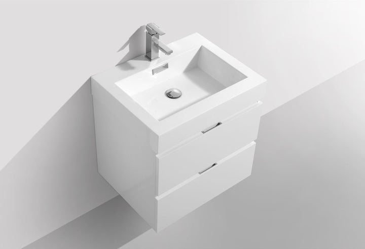 Bliss 24" Wall Mount Modern Bathroom Vanity - Home and Bath Depot