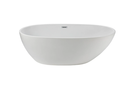 Bayo 60" Modern Round Freestanding Bathtub - Bhdepot 