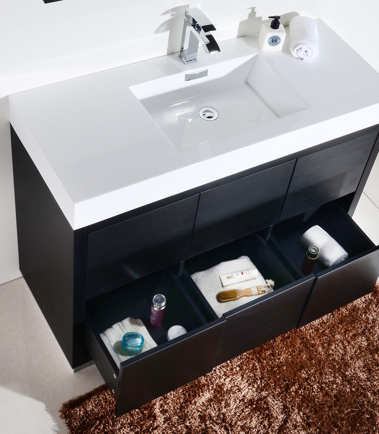 Bliss 48" Free Standing Modern Bathroom Vanity - Home and Bath Depot