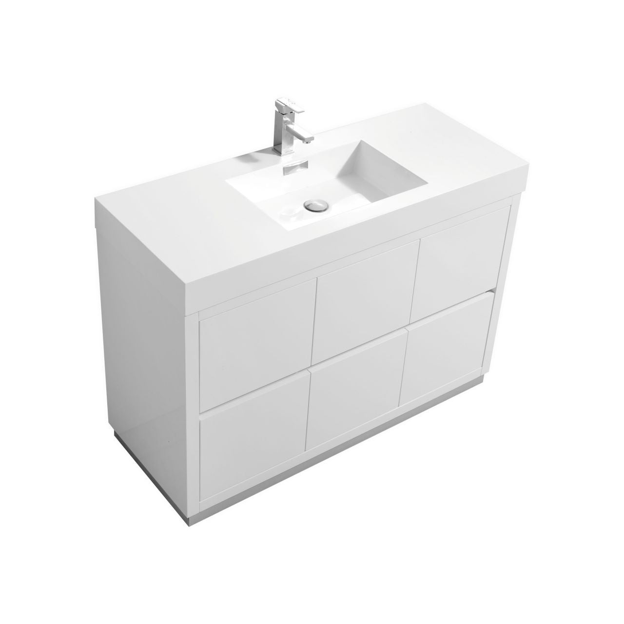 Bliss 48" Free Standing Modern Bathroom Vanity - Home and Bath Depot
