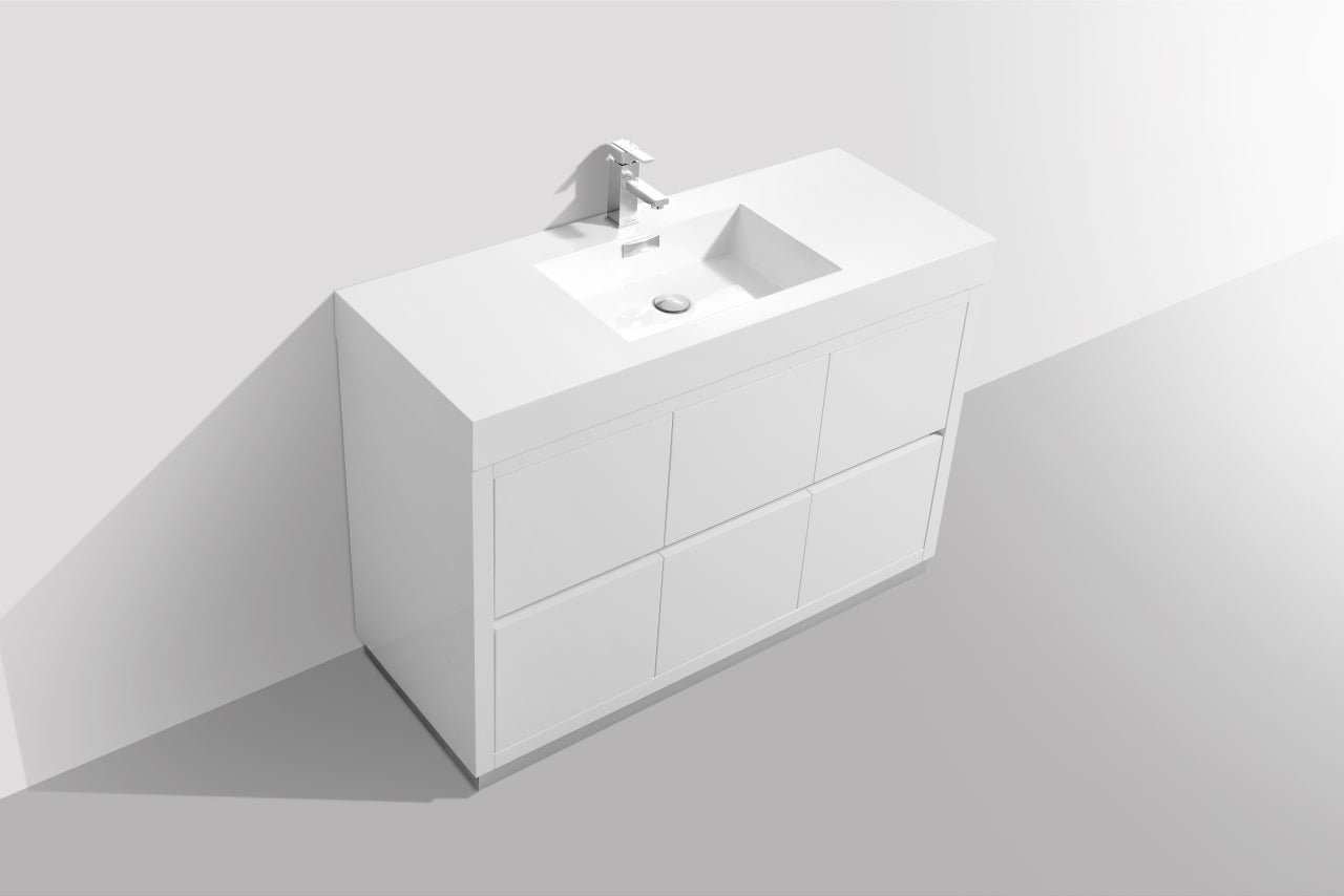 Bliss 48" Free Standing Modern Bathroom Vanity - Home and Bath Depot