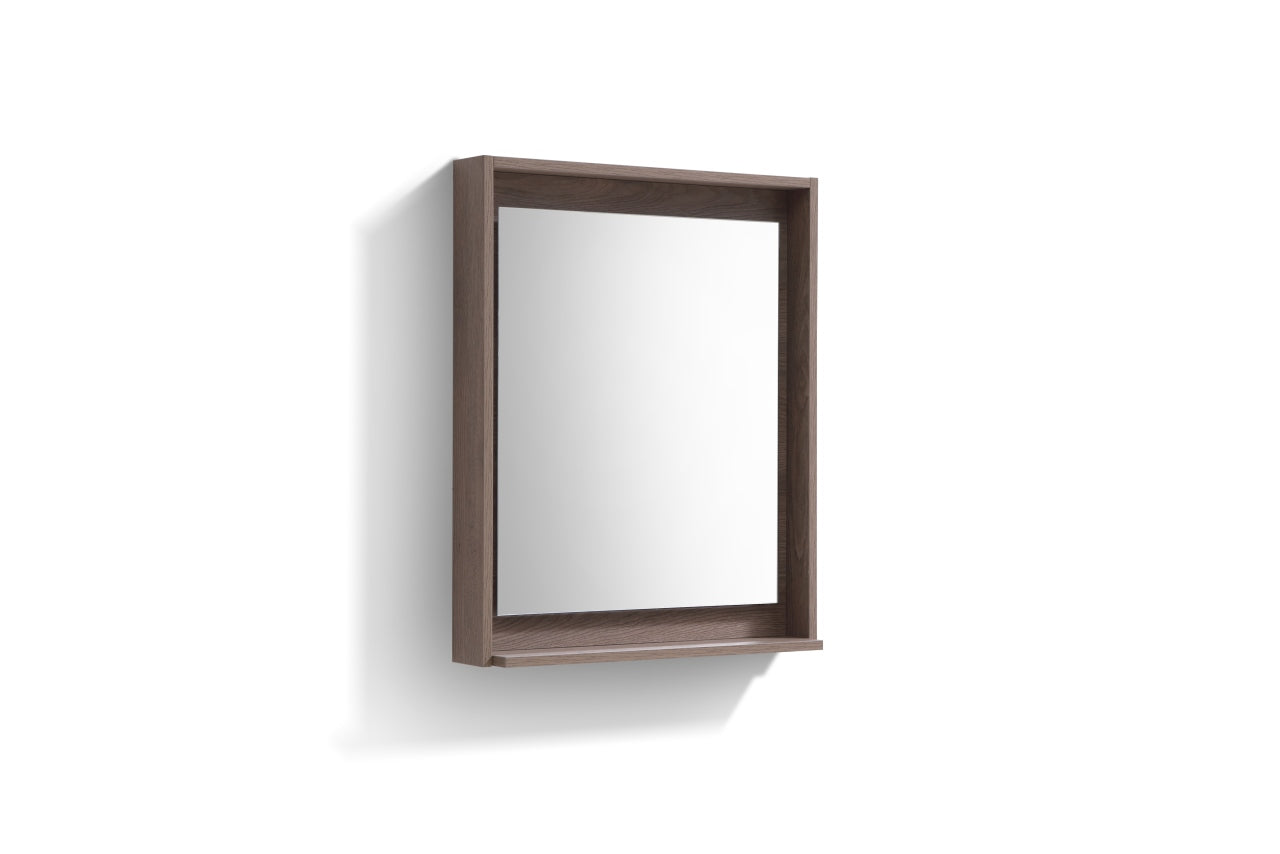 Bosco 24" Framed Mirror With Shelve - Bhdepot 