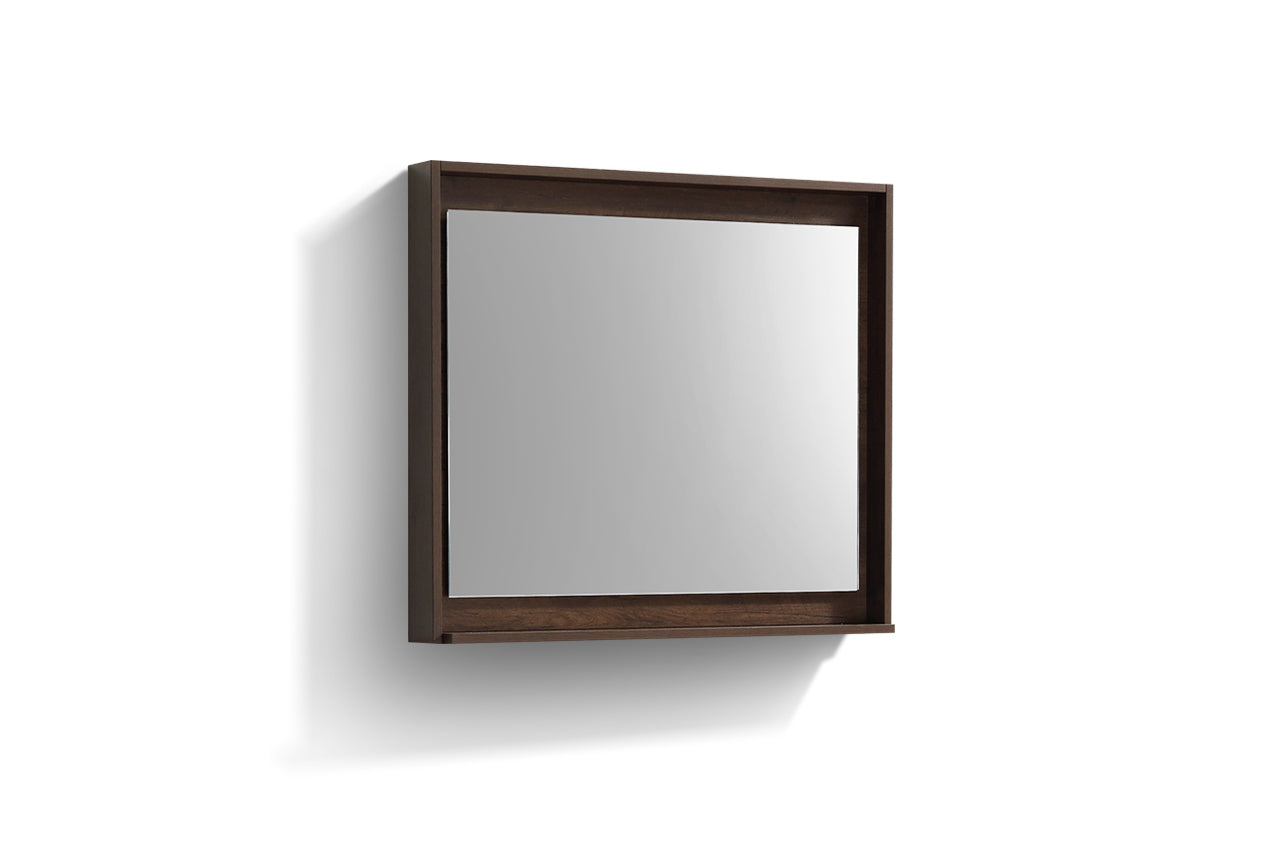 Bosco 36" Framed Mirror With Shelve - Bhdepot 