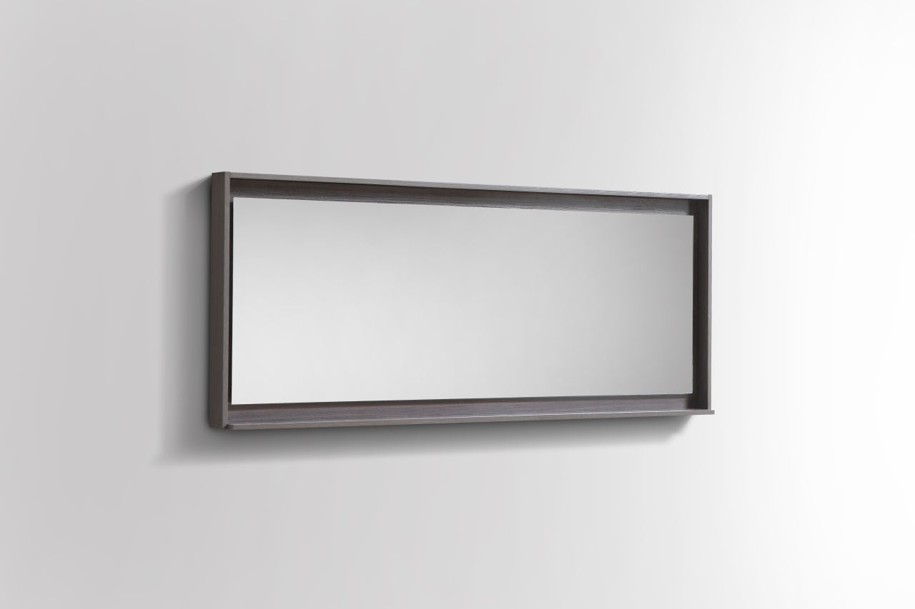 Bosco 60" Framed Mirror With Shelve - Bhdepot 