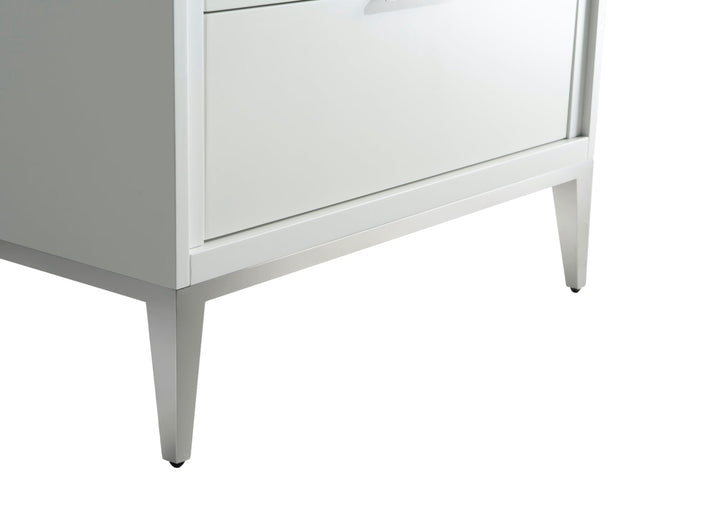 Divani 30" Gloss Vanity with Quartz Countertop - Bhdepot 