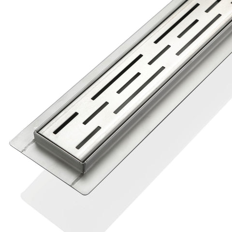 Kube 27.5" Linear Drain with Linear Grate - Bhdepot 