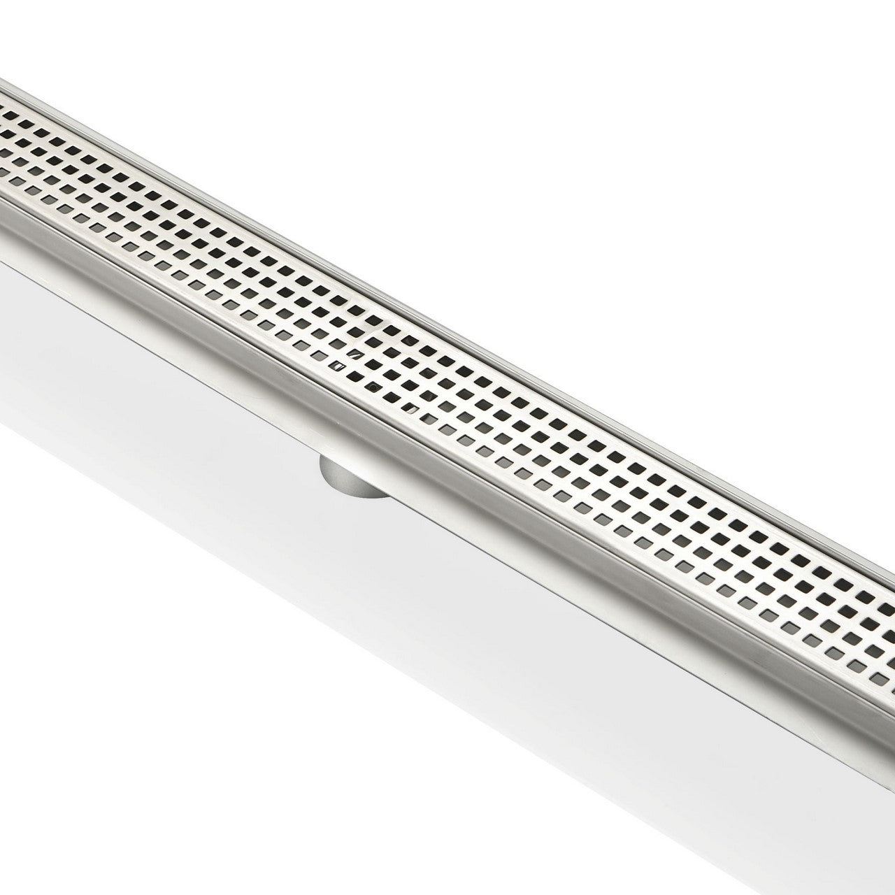 Kube 35.5" Linear Drain with Pixel Grate - Bhdepot 
