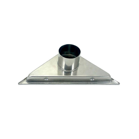 Kube 6.5″ Triangle Stainless Steel Tile Grate - Bhdepot 