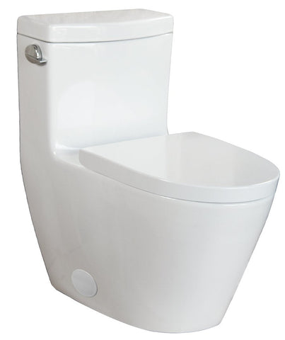 Totem 1-Piece Toilet with Soft Closing Seat - Bhdepot 
